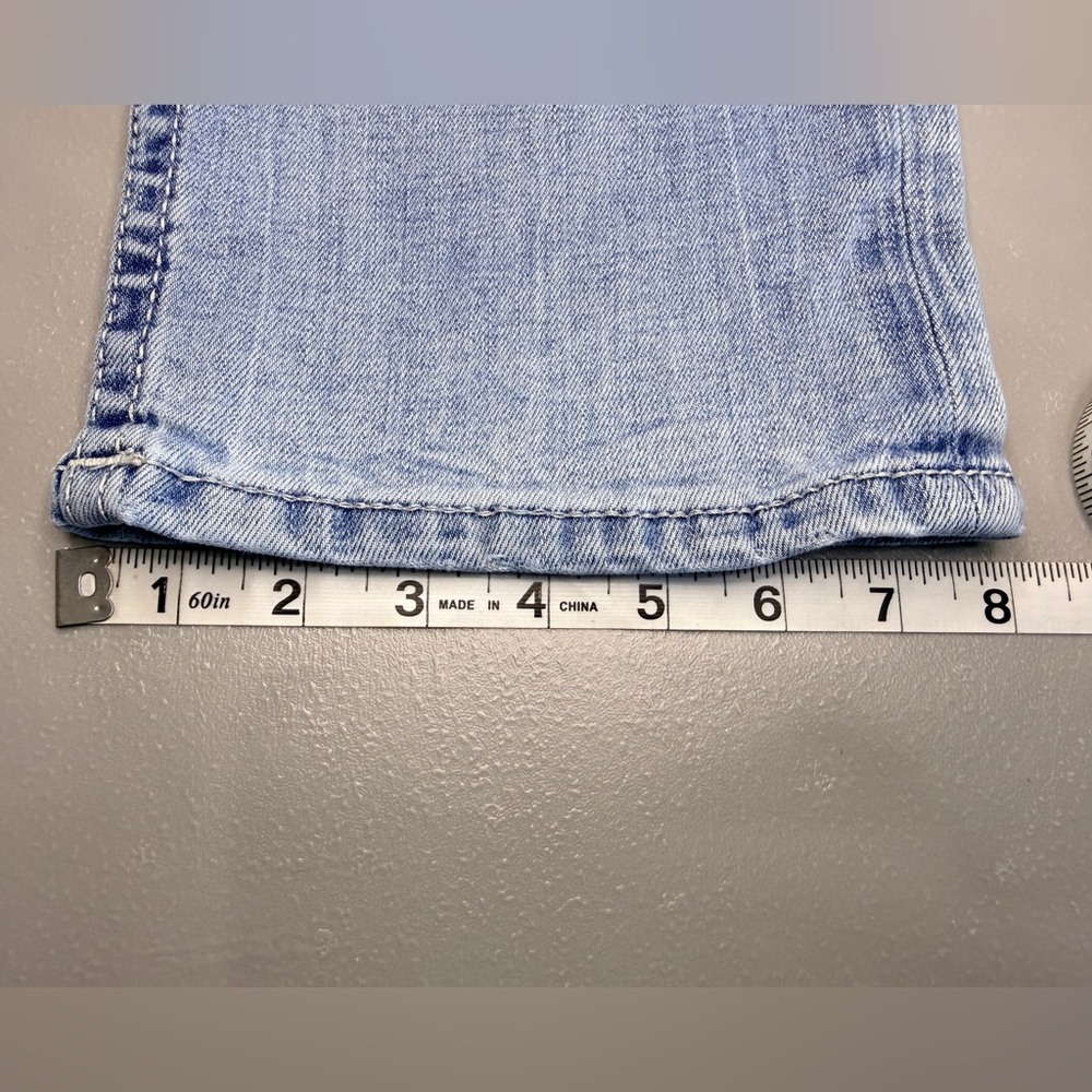 BKE Aiden Bootleg Distressed Denim Jeans 27 X 34 - Picture 9 of 11